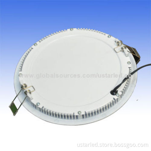 10W Emergency LED Panel Lights, >80CRI, AC 85-265V, 850-900lm, 160mm Cutout, Emergency 30-180min